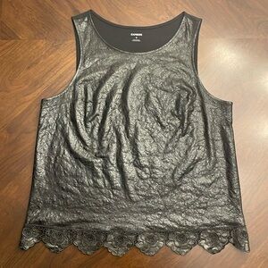 Lightweight Faux Leather Tank by Express